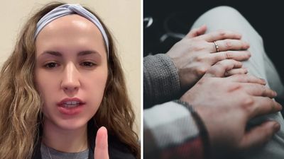 Iowa woman sits behind married couple. Then the man pulls out his phone–and proceeds to cheat on his wife for the next 2 hours while holding her hand