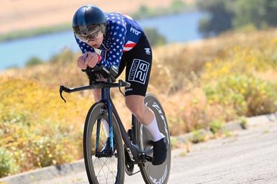 Redlands Bicycle Classic: Emily Ehrlich and Eric Brunner win opening time trials at Lake Perris and claim first leader's jerseys