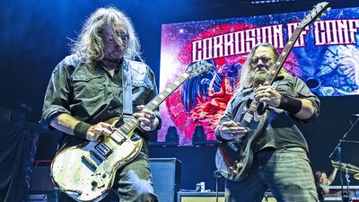 “We wrote it on the board as ‘The Loudest Riff Ever Recorded by a Human.’ We had to put the mic four feet away”: Corrosion Of Conformity pushed hard on their new album. And the Bee Gees helped