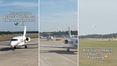Augusta Regional Airport Swamped With Over 2,000 Private Jets As High-Rollers Fly In For The Masters