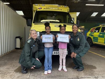 Moment 'incredible' six-year-old save's mum's life with 999 call