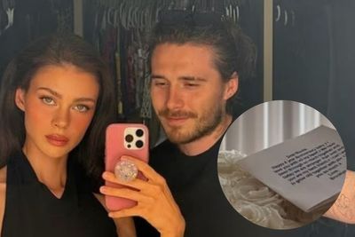 Brooklyn Beckham hints at family feud in telling anniversary message to Nicola Peltz