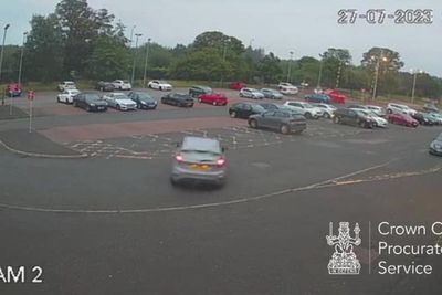 Domestic abuser drove at wife at speed on day she took her own life, CCTV shows