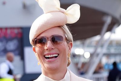 Zara Tindall among punters donning stylish hats for Ladies Day at Aintree