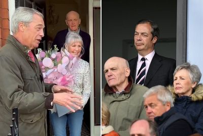 Farage accused of handing over Reform competition prize to couple he has already been pictured with