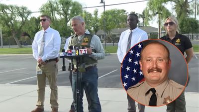 ‘We intentionally ran him over’: California police’s final resort to stop suspect who killed detective after being handed eviction notice