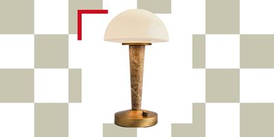 This Portable Table Lamp Might Be My Best Find Yet — It's Real Marble, Has a Surprisingly Low Price, and Looks Like It Comes From a Designer Store