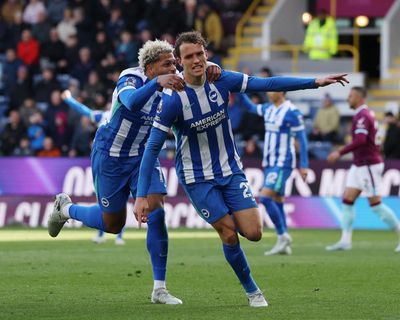 Mats Wieffer doubles up as Brighton push Burnley closer to the drop