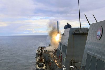 Navy tests Hormuz blockade as expert says U.S. military prepares for round 2 and could degrade Iran's hold over the strait to a 'manageable level'