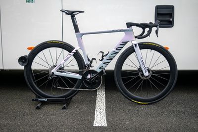 Even more new prototype Dura-Ace parts spotted on Jasper Philipsen's Canyon Endurace CFR for Paris-Roubaix
