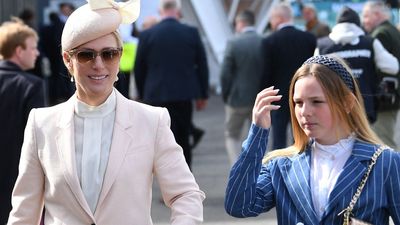 Zara Tindall just twinned with daughter Mia in sophisticated tailoring - her blush pink suit is a versatile dress alternative