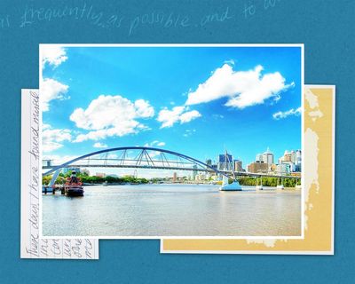 The carpark at Oxley’s on the Brisbane river: it was a different time and our brains were young