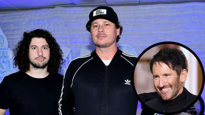 "That dude just showed me a dead alien." Foo Fighters drummer Ilan Rubin on his wedding day – when Blink 182's Tom DeLonge let Nine Inch Nails frontman Trent Reznor see something very odd on his phone