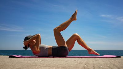 Not sit-ups or crunches – this is my must-do move for deep core strength, spinal stability, and pelvic support