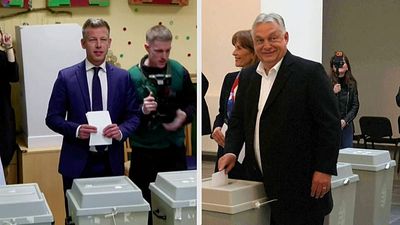Orbán and Magyar vote in high-stakes Hungarian election watched by EU