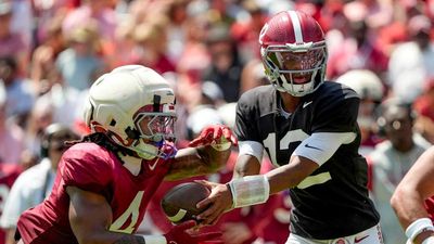 Three Things We Learned From Saturday's College Football Spring Games: Keelon Russell Intrigues at Alabama