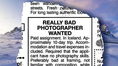 Why Iceland's search for a "really bad photographer" actually makes sense