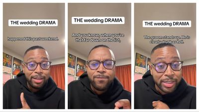 Man goes to a wedding, senses something is off, then watches the groom get headbutted by a guest: ‘thank you for being our lady whistle down’