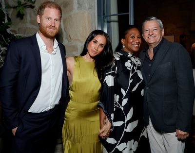 Meghan appears with Netflix boss and his wife at event weeks after streaming giant dropped her show