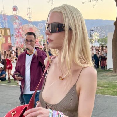 Anya Taylor-Joy's Vintage Gucci Horsebit Sling Bag Adds a Pop of Color to Her Leather and Crochet Combo