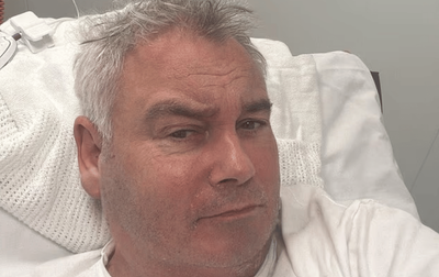 Eamonn Holmes shares emotional message from his hospital bed after stroke