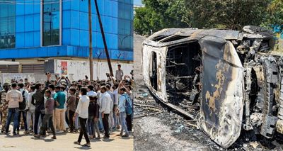 Noida: Factory Workers Protest Over Wage Revision, Violence Erupts, Traffic Disrupted