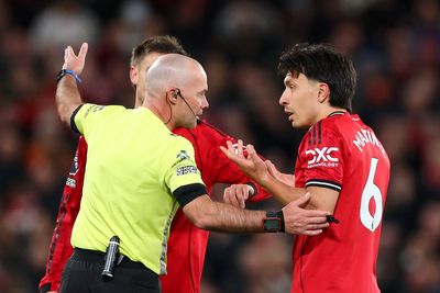 Man United vs Leeds LIVE: Carrick labels Martinez red-card ‘one of the worst I’ve ever seen’ after shock defeat