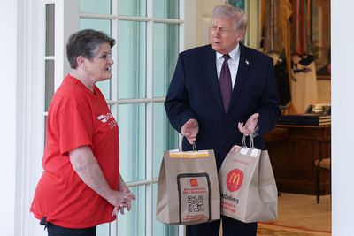 Trump deleted AI Jesus then ordered McNuggets in probably his weirdest move yet