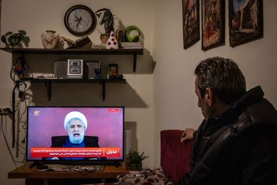 Hezbollah's leader urges Lebanon to walk away from Israel talks