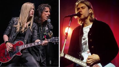 Watch Alice Cooper deliver a shock rock version of Nirvana's Smells Like Teen Spirit, with some help from new guitarist Anna Cara