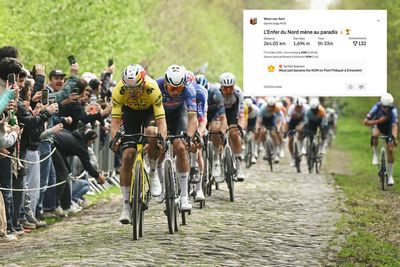 KoMs, 'paradise' and 100K+ kudos: the Strava activity of Wout van Aert's Paris-Roubaix victory