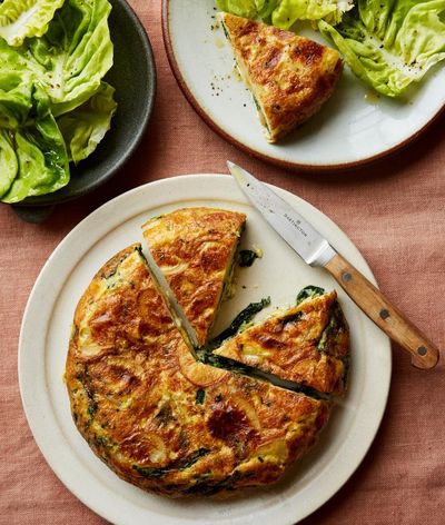 José Pizarro’s recipe for nettle (or wild garlic) and goat’s cheese tortilla