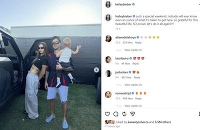 'So proud!' Hailey Bieber gushes over husband Justin Bieber after Coachella headline set