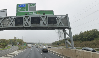Rush-hour traffic chaos on London-bound A2 following crash