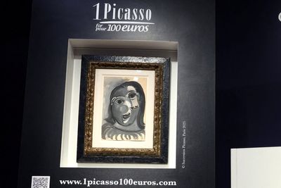 French man wins €1m Picasso after buying €100 ticket for charity raffle