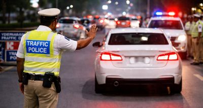 James Bond-Style License Plate Flip Stuns Hyderabad Police