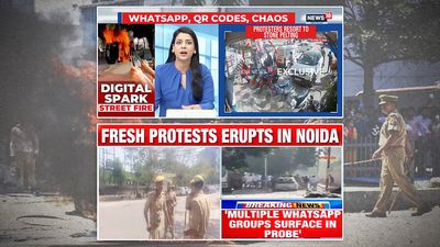 Noida violence: Times Now, CNN-News18 ‘unearth’ a dark ‘conspiracy’ of QR codes, WhatsApp groups