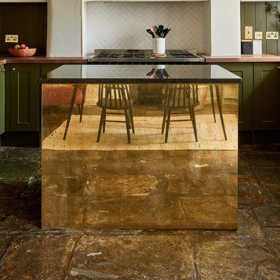 The eye-catching kitchen island design feature that will help you fake a bigger cooking space – it's an unexpected twist that will transform a room