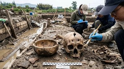 Archaeologists discover 5,000-year-old human bone cups and masks in China’s Yangtze River Delta