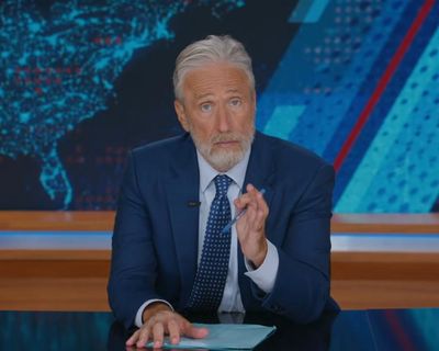 Jon Stewart on Trump’s Jesus photo denial: ‘Do you even care about lying to us any more?’