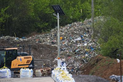 Work to remove ‘disgraceful’ 150 metre waste mountain will cost over £7m
