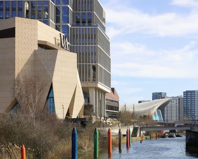 V&A East architecture review – from ceramics to codpieces, this is a honey-coloured treasure trove of human ingenuity