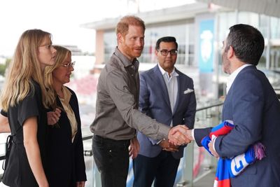 Duke of Sussex meets Movember workers on visit to men’s health charity