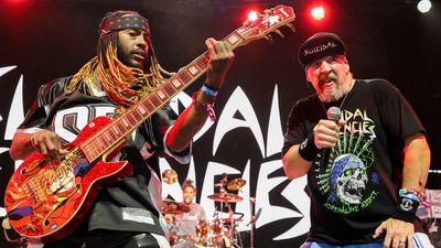 Watch R&B superstar Thundercat play bass for his former band, thrash metal hellraisers Suicidal Tendencies, at Coachella last weekend