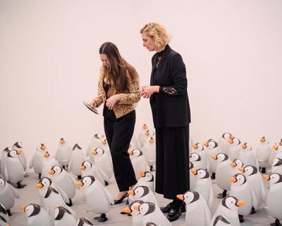 Trump tweets, penguins and human-sized chess: NGV unveils blockbuster 2026 Triennial