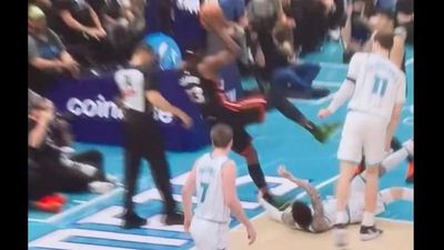 Erik Spoelstra Argues LaMelo Ball Should’ve Been Ejected After Tripping Bam Adebayo