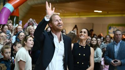 Crowning moment for Aussie fashion as royals touch down