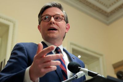 Mike Johnson says Trump removing Jesus AI image was ‘the right thing to do’