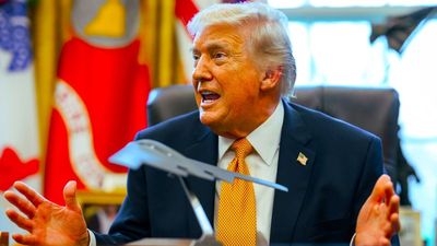 Karoline Leavitt says Trump-as-Christ image was ‘doctored’, Trump likely confused, stupid, thought was told to say he’s ‘a doctor’