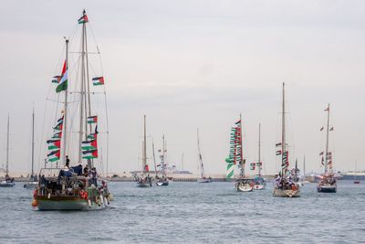 Flotilla carrying activists and aid for Palestinians in Gaza sets sail from Spain